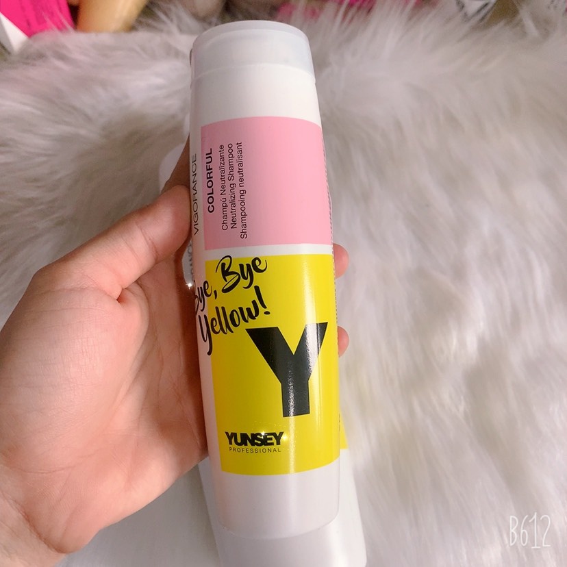 Dầu gội tím triệt ánh vàng Yunsey Bye-Bye Yellow Shampoo 1000ml / 250ml