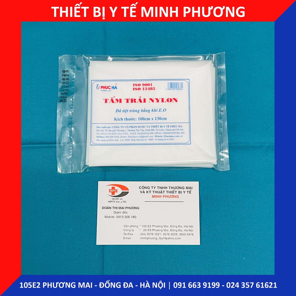 Tấm trải Nylon Phúc Hà dùng trong y tế, thẩm mỹ