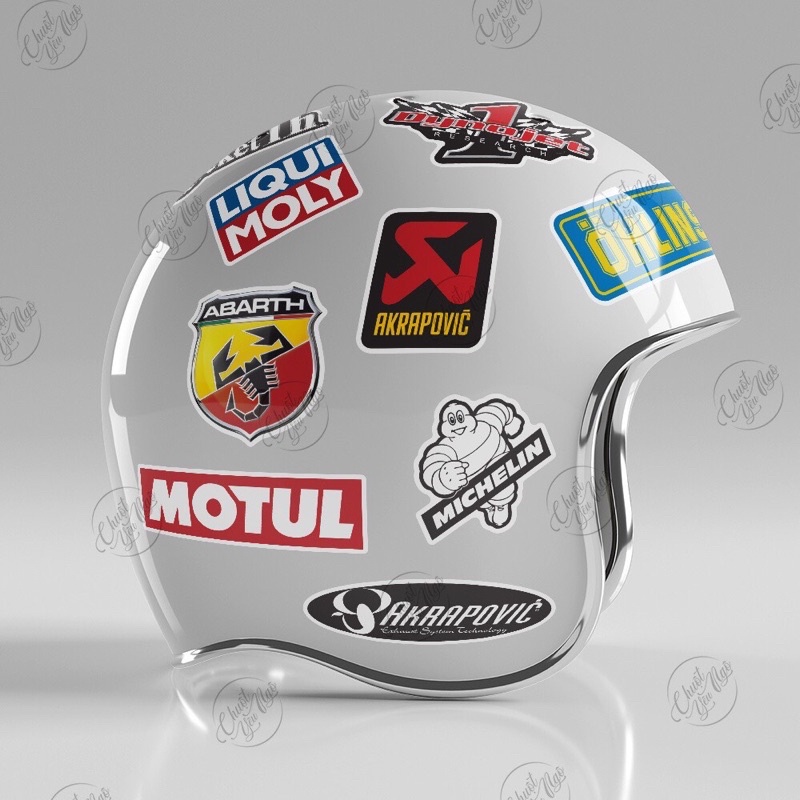 Bộ 20/40 logo decal tem xe chống nước chất lượng cao MS 36.2