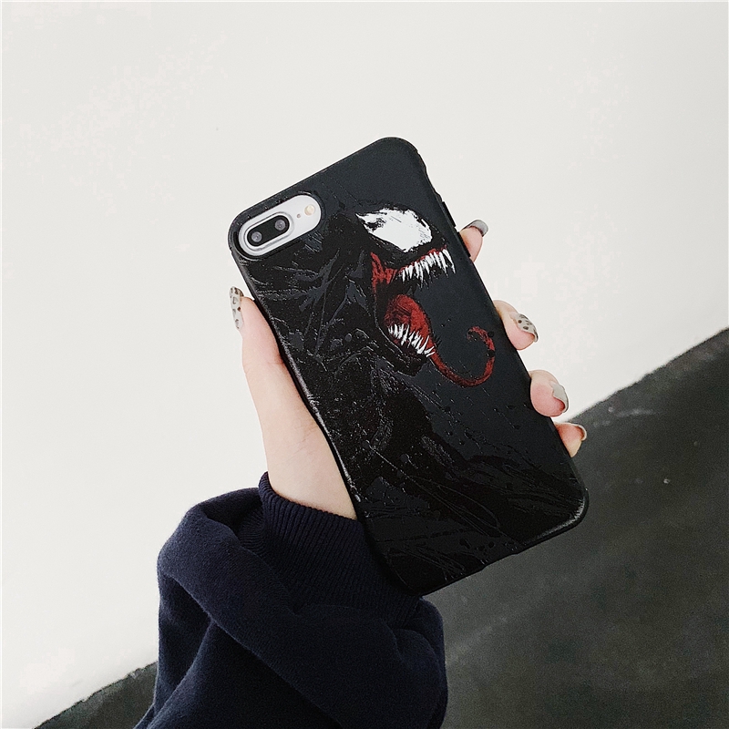 Ốp điện thoại in Venom Marvel Studios cho iPhone 6 Plus 6S Plus 7Plus 8Plus X XR XS Max 11 pro Max