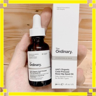 Cấp ẩm hồi phục The Ordinary 100% Organic Cold-Pressed Rose Hip Seed Oil 30ml chính hãng