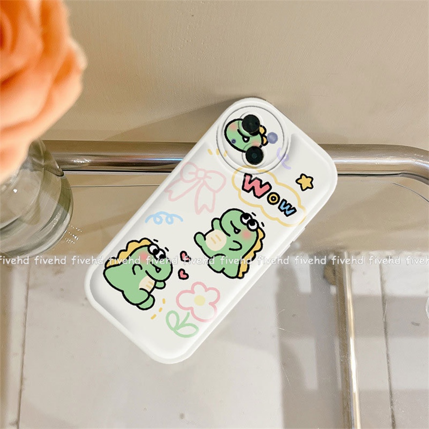 Ốp Điện Thoại Hình Khủng Long Cho Samsung A04E A04 A03s A03 A02 A02s A34 A12 A13 A14 A22 A23 A33 A53 A73 M23 A03s A50 A50s A30s A21s A31 A32 A11 A51 A52 A71 A72 M33 S22Ultra Plus