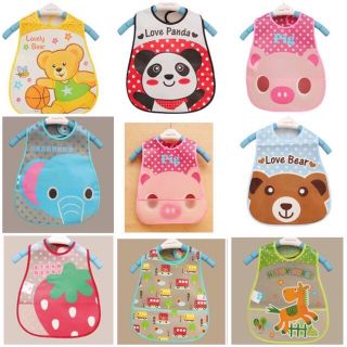 (Sỉ_ lẻ) YẾM ĂN DẶM CHỐNG THẤM NƯỚC HÌNH DỄ THƯƠNG CHO BÉ (CÓ MÁNG HỨNG ĐỒ ĂN RƠI VÃI)