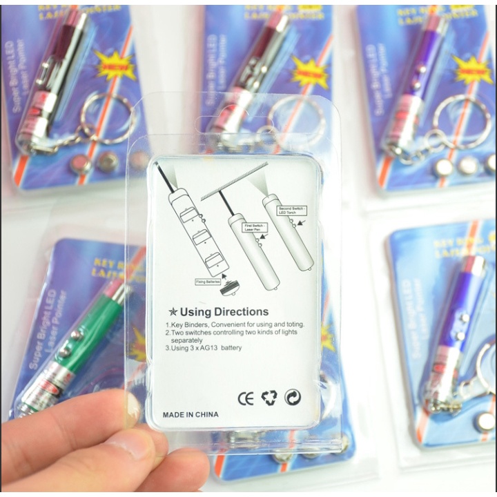 [Tặng kèm Pin] Đèn pin laser trêu mèo 2 chế độ - Hàng tốt siêu bền siêu sáng