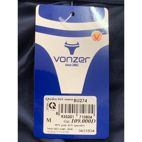 Quần lót nam Vonzer  274
