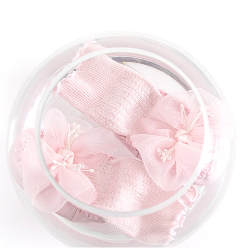 1 Đôi Tất Cotton Mềm Chống Trượt Cho Bé Tập Đi