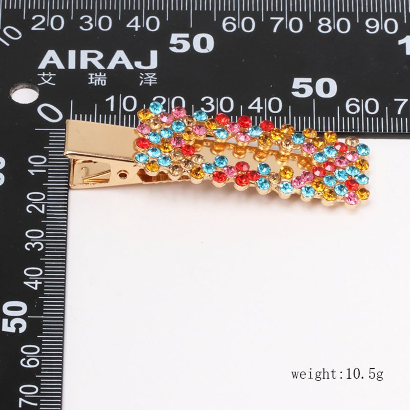 Kẹp Tóc Đính Đá / Ngọc Trai Giả Họa Tiết Hình Học / Ngôi Sao / Trái