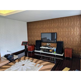 Xốp dán tường hoa hồng