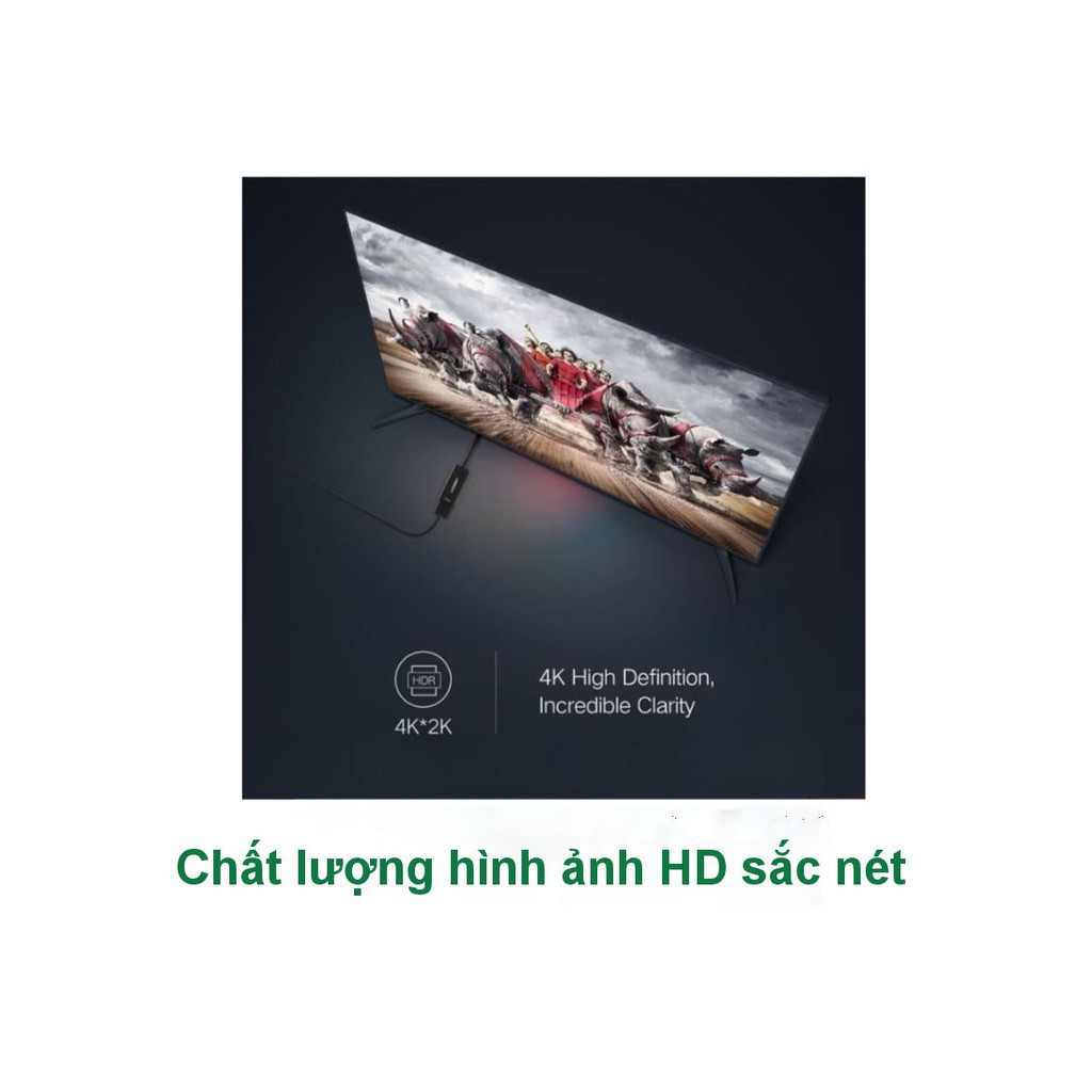 [CHÍNH HÃNG] Cáp chuyển đổi DisplayPort sang HDMI hỗ trợ Full HD UGREEN 40362