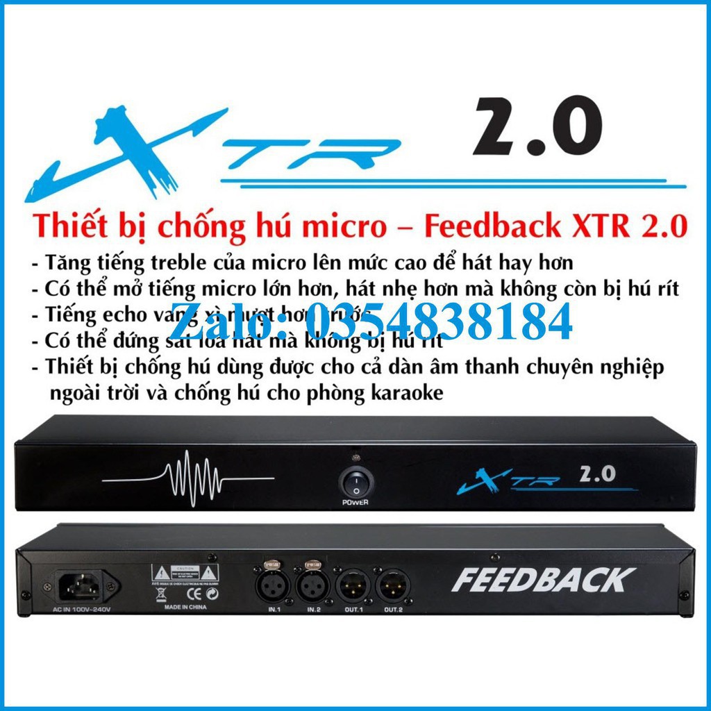 Chống Hú Micro Feedback XTR 2.0 - XTR 2.0