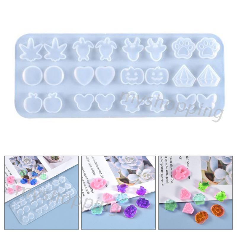 Khuôn Silicone Làm Bông Tai Thủ Công