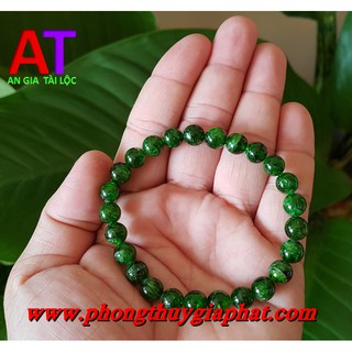 Vòng đeo tay đá diopside