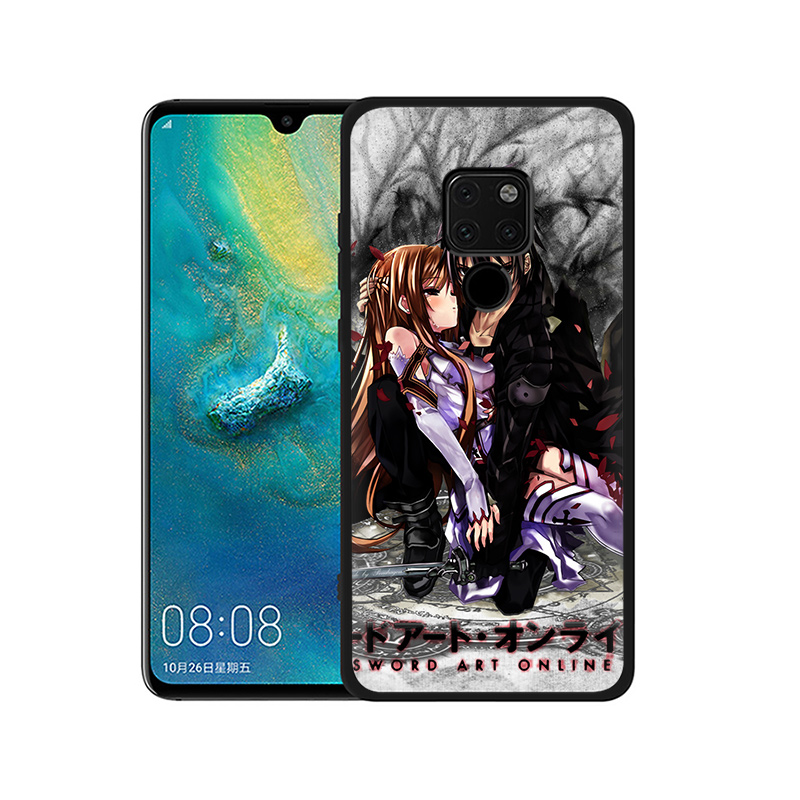 D81 Sword Art Online Huawei Nova 2 Lite 2i 3 3i 4 4E 5 5T 6 7 Pro SE Soft Phone Case