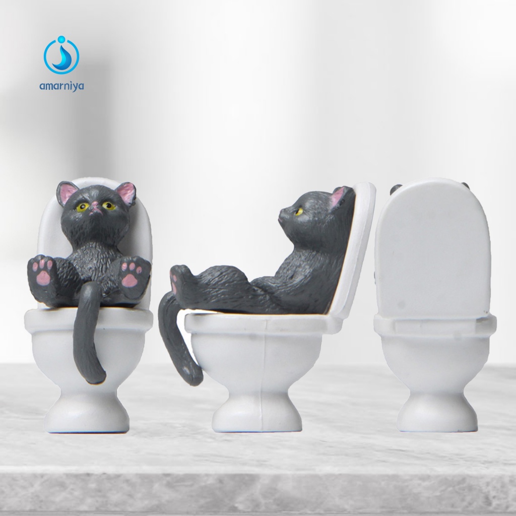 Mô Hình Chú Mèo Mini Biểu Tượng Cảm Xúc Sống Động Dùng Làm Quà Tặng Sinh Nhật Cho Bé