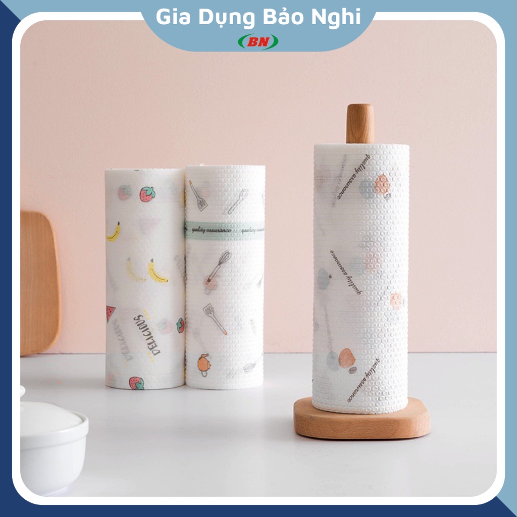 Cuộn Giấy Lau Nhà Bếp Đa Năng Có Thể Tái Sử Dụng Nhiều Lần Tiện Lợi Tiết Kiệm Họa Tiết Dễ Thương