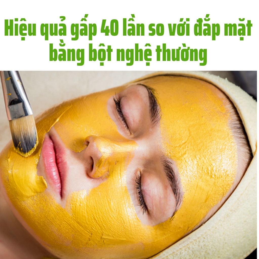 Mặt nạ nghệ nano collagen tràm trà dưỡng trắng da cấp ẩm ngừa mụn Nano Mask Viện Hàn lâm KH&CN Việt Nam, hộp 100g