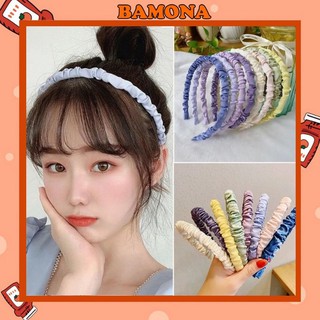 Bờm tóc vải nhún Bamona xinh xắn đáng yêu BD30