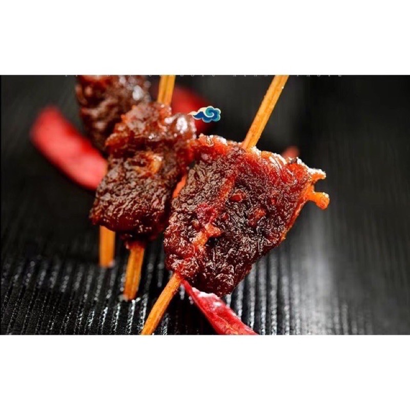 Thịt xiên nướng tẩm vị cay đặc biệt gói 65g