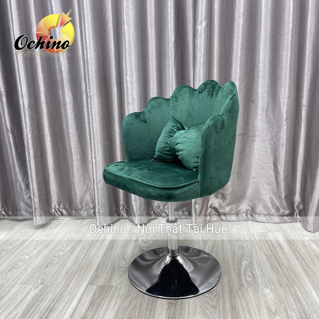 Ghế Trang Điểm Cá Nhân Mẫu Vương Miện  Cao Cấp Phong Cách Hiện Đại Chân Thấp 30-50 Và Xoay Được 360 Độ ( Có Sẵn)