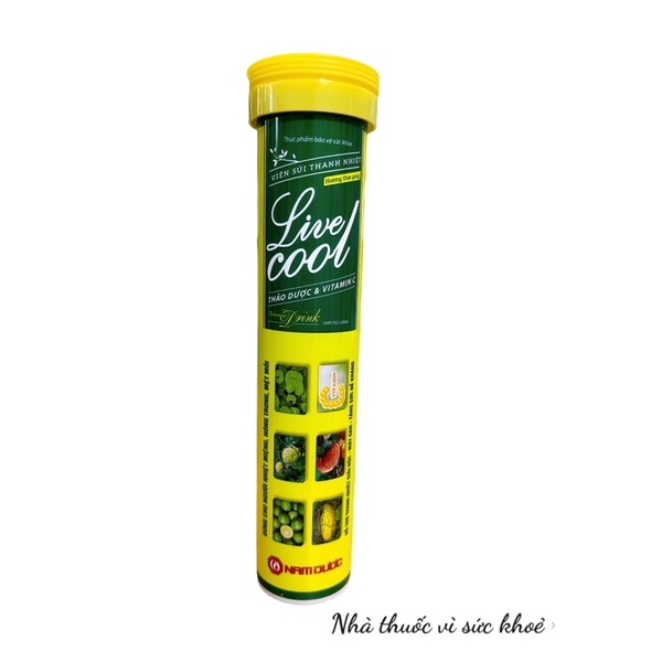 ✅ Viên sủi thanh nhiệt giải độc Livecool / Live Cool các vị