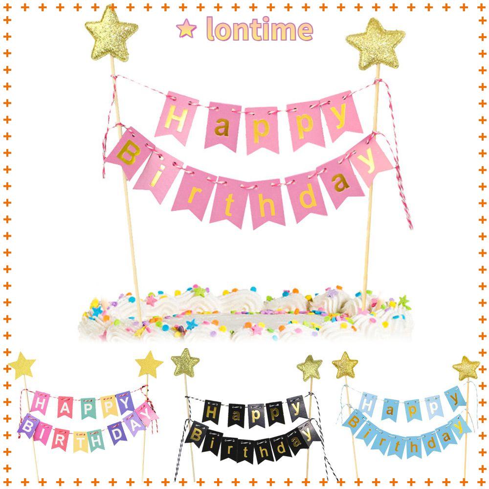 Phụ Kiện Trang Trí Bánh Kem Hình Ngôi Sao Mini Nhiều Màu Sắc