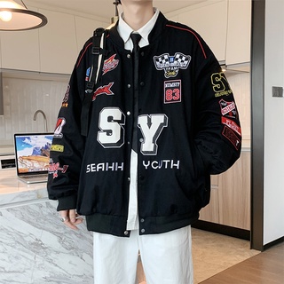 Áo khoác varsity nam nữ unisex K9, áo jacket varsity unisex form rộng hot hit 5351