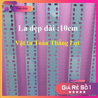 ( Dài 10cm) Cây sắt LA lỗ bản rộng 6cm dày 1.5li