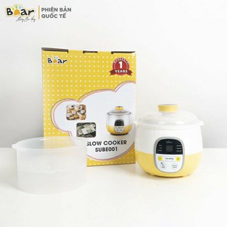 Bản quốc tế bh 12 th - nồi nấu cháo chậm, ninh hầm cách thủy bear 0.8l