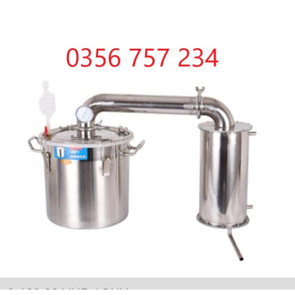 Nồi chưng cất tinh dầu, nồi nấu rượu 30 lít