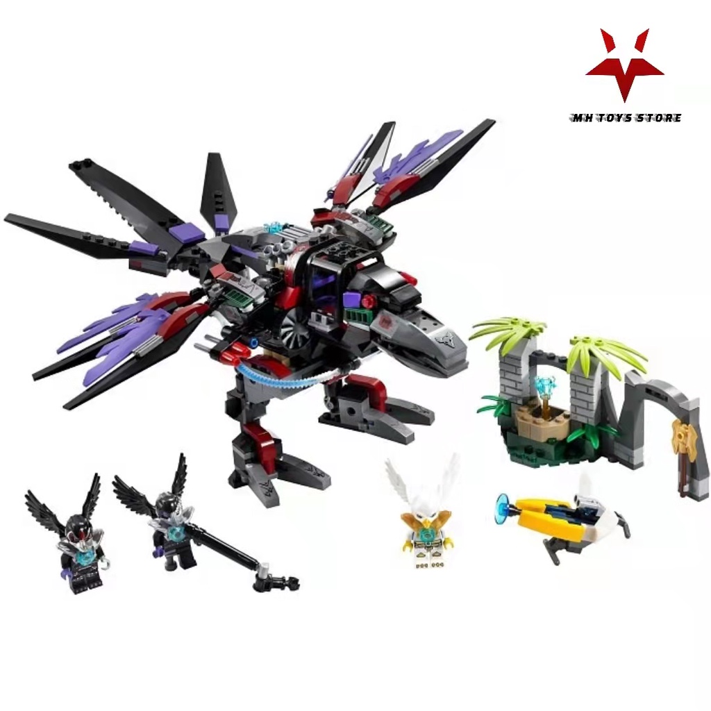 Đồ chơi lego xếp hình lắp ráp bela chima 10060 - 417 chi tiết - bộ sư tập lắp ráp chima