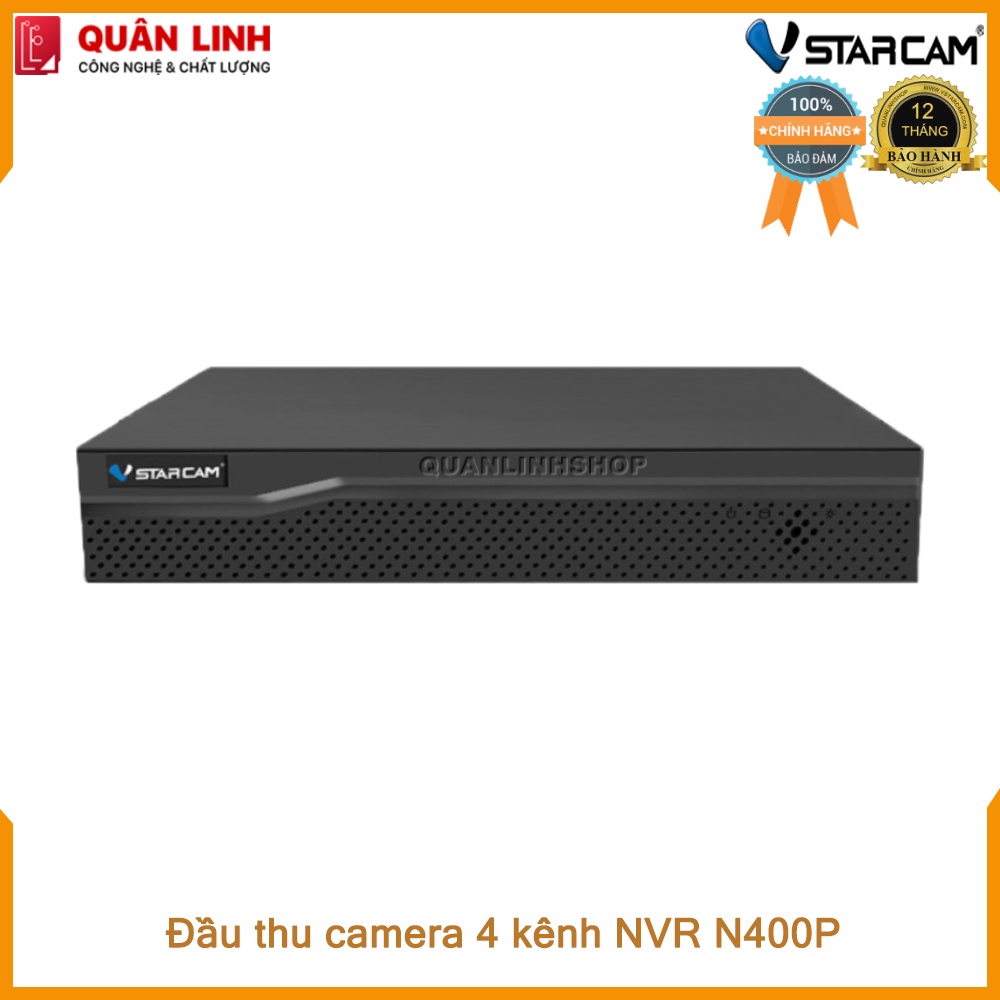 Đầu ghi hình camera IP 4 kênh Vstarcam N400