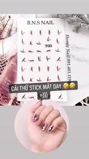 Sticker mất nết