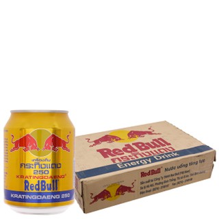 THÙNG24 Nước tăng lực Redbull 250ml HSD:28.08.2019