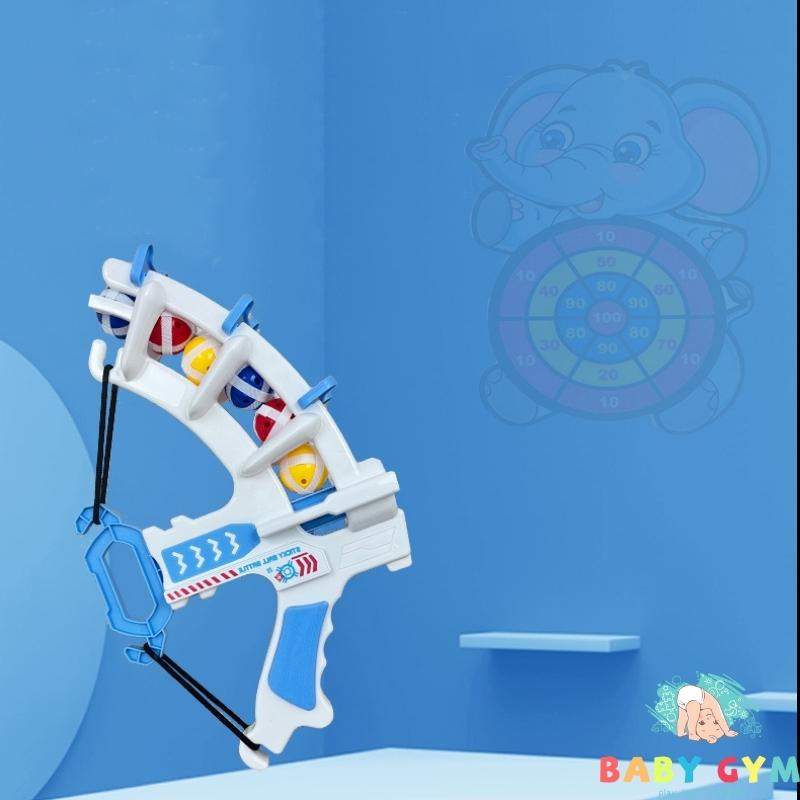 Cung bắn bóng dính mục tiêu cho bé kèm 6 bóng và móc treo BABYGYM đồ chơi vận động an toàn