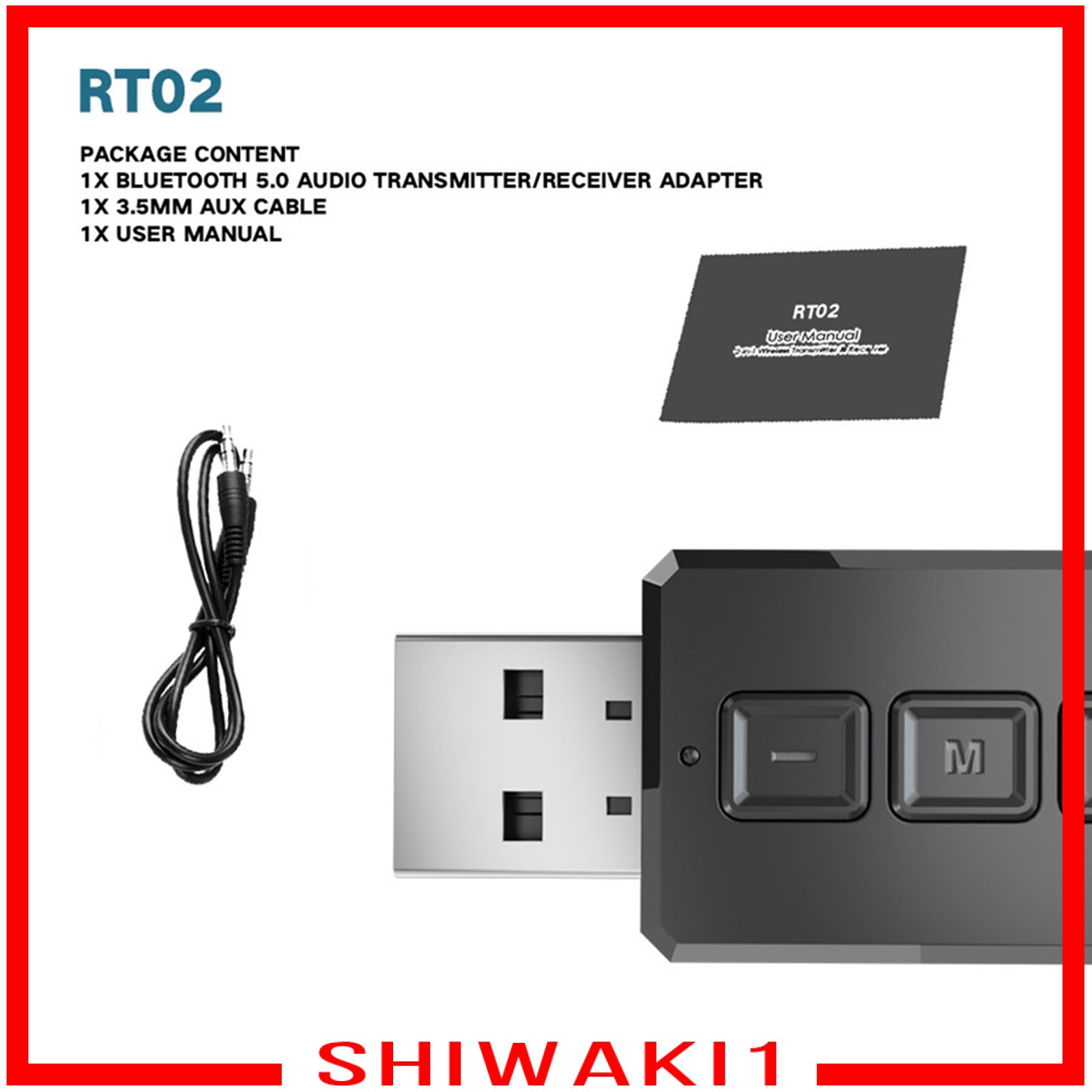 Bộ Chuyển Đổi Âm Thanh Aux Usb Cho Xe Hơi Shiwaki1