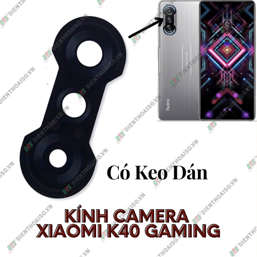 Mặt kính camera xiaomi k40 gaming có sẵn keo dán