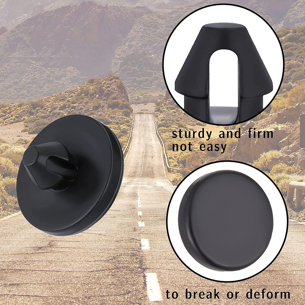 Set 10 phụ kiện thay thế công tắc phanh xe hơi màu đen chuyên dụng