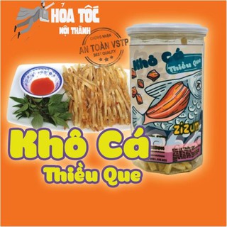 Khô cá thiều que 200g ZiZum, Món mới đồ ăn vặt Hà Nội, đồ ăn vặt Hà Nội, hũ pet siêu đẹp , đặc sản hottrend,rẻ nhất