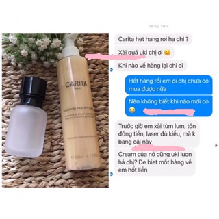 Tinh chất vàng carita 200ml