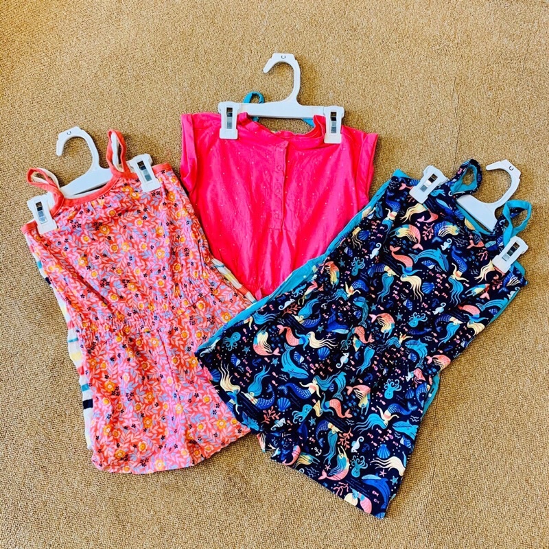 Jumpsuit gap bé gái chất cotton jumpsuit dư xịn Gap