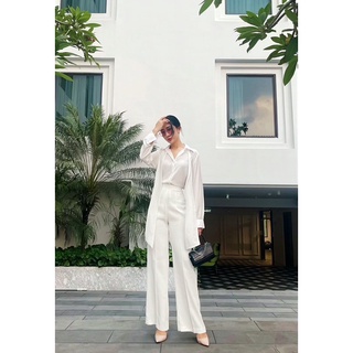 VELLE DESIGN áo sơ mi Joli tơ ý kiểu dáng thanh lịch sang trọng
