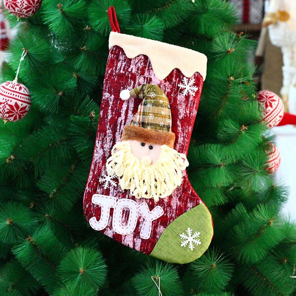 CONOPERY Vớ Treo Trang Trí Cây Thông Giáng Sinh Hình Ông Già Noel DIY