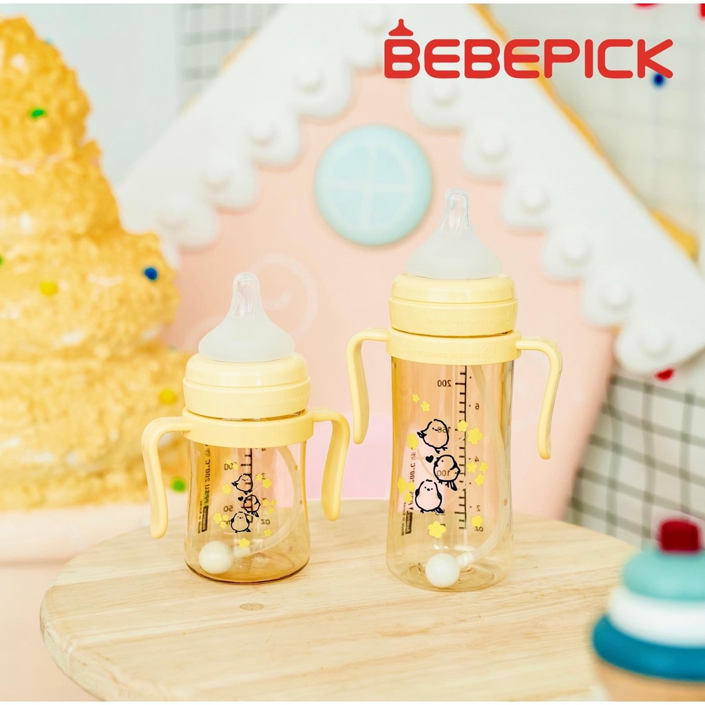 ￼Tay cầm bình sữa Bebepick Hàn quốc cho bé