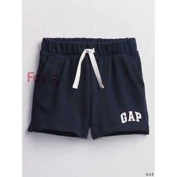[10-20kg] Quần Short Da Cá Bé Gái GP - Navy Gp Viền Hồng