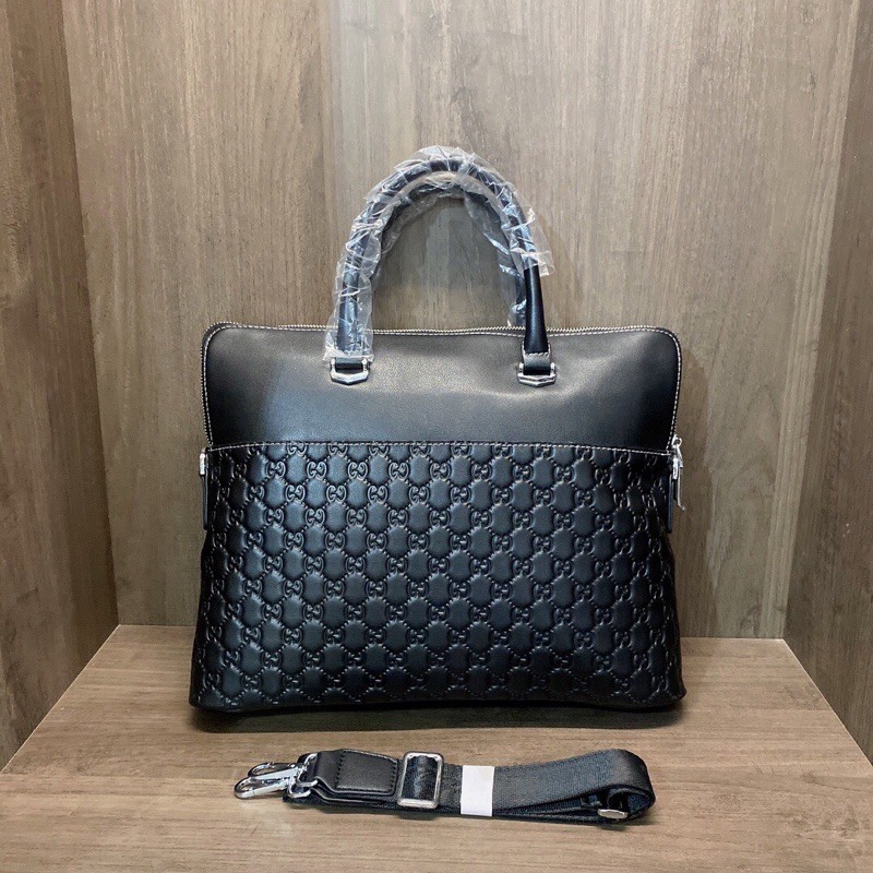 Cặp da nam công sở Gucci cao cấp chuẩn Auth - Túi đeo chéo nam Gucci new 2021