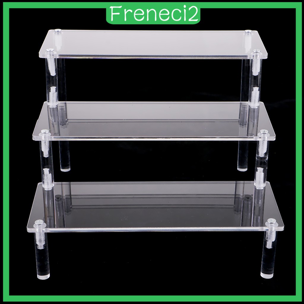 (Hàng Mới Về) Khay Acrylic 3 Tầng Đựng Mỹ Phẩm Tiện Dụng