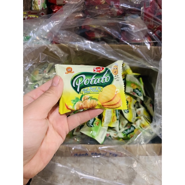 Bánh khoai tây Potato chuẩn công ty 500G, vị măn, giòn ngon