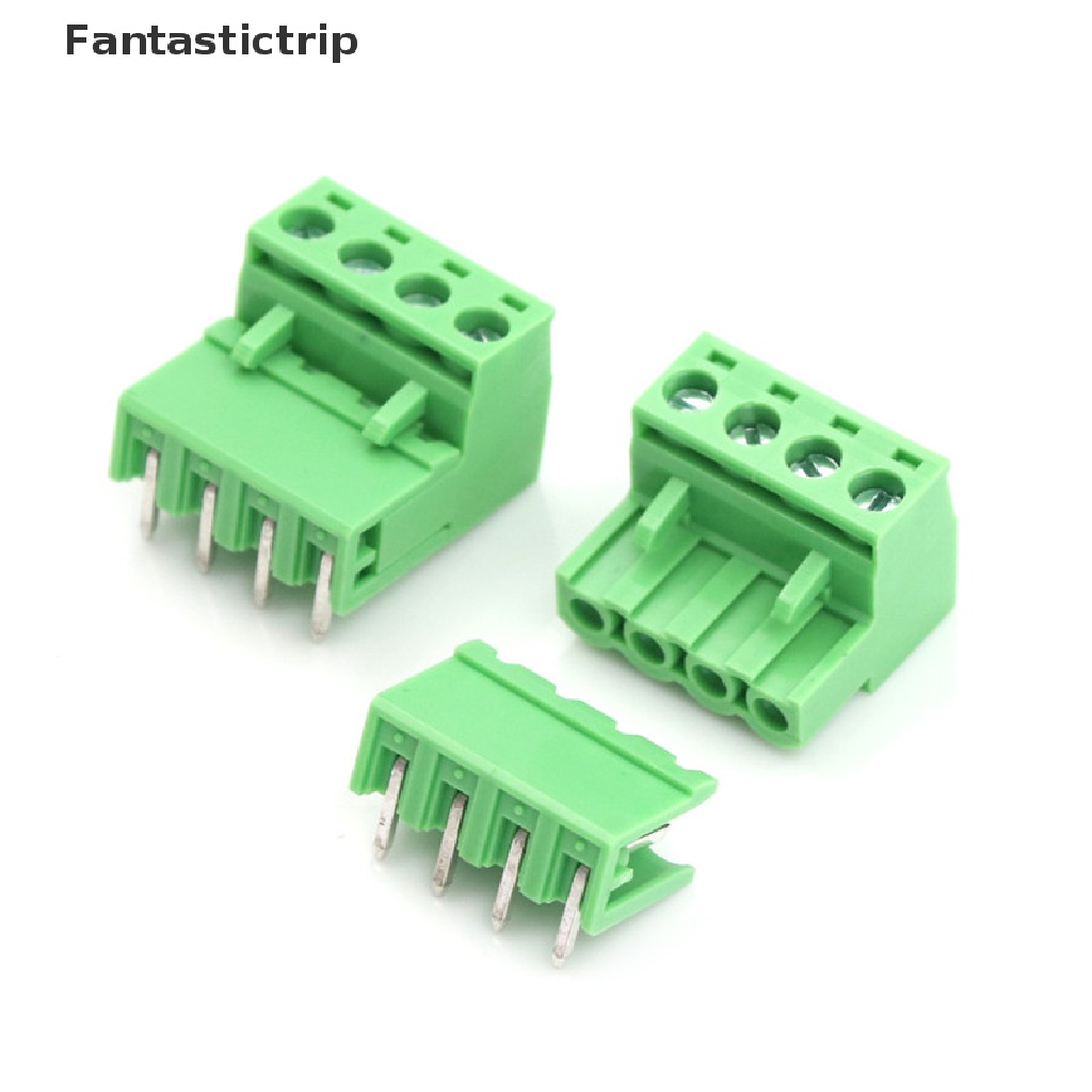 Set 20 Đầu Nối Phích Cắm PCB 4 Chấu 5.08mm Chuyên Dụng