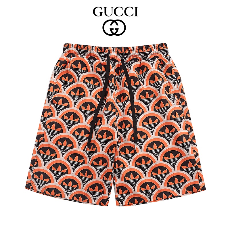 G &amp; U - - - Quần Short In logo Cỏ Ba Lá Cổ Điển Thời Trang Bắt Mắt Giản Dị
