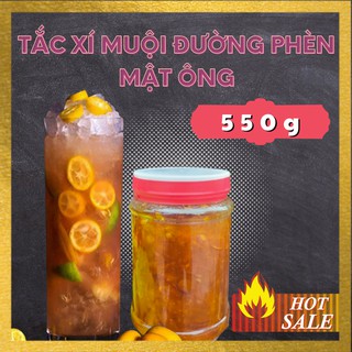 Tắc xí mụi đường phèn mật ông. Mứt tắc mật ông. Tắc ngào đường phèn mật ông - [ Hủ lớn 550g ]